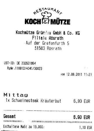 emzz Hffner Kochmtze Restaurant